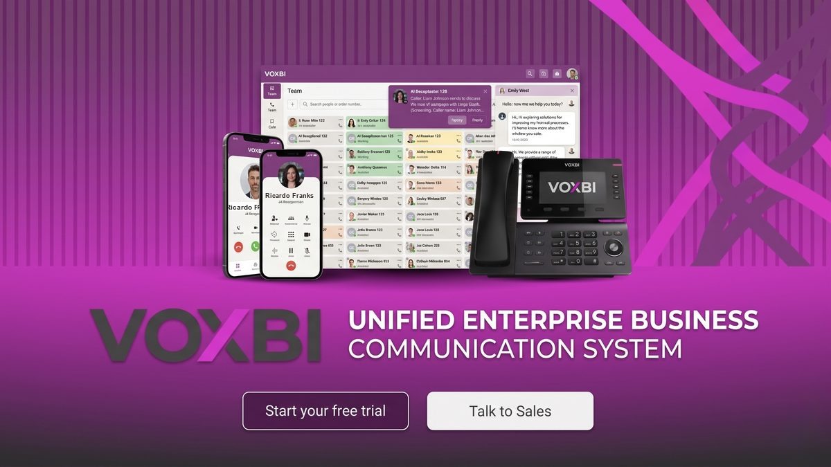 Voxbi · Cloud PBX for European business